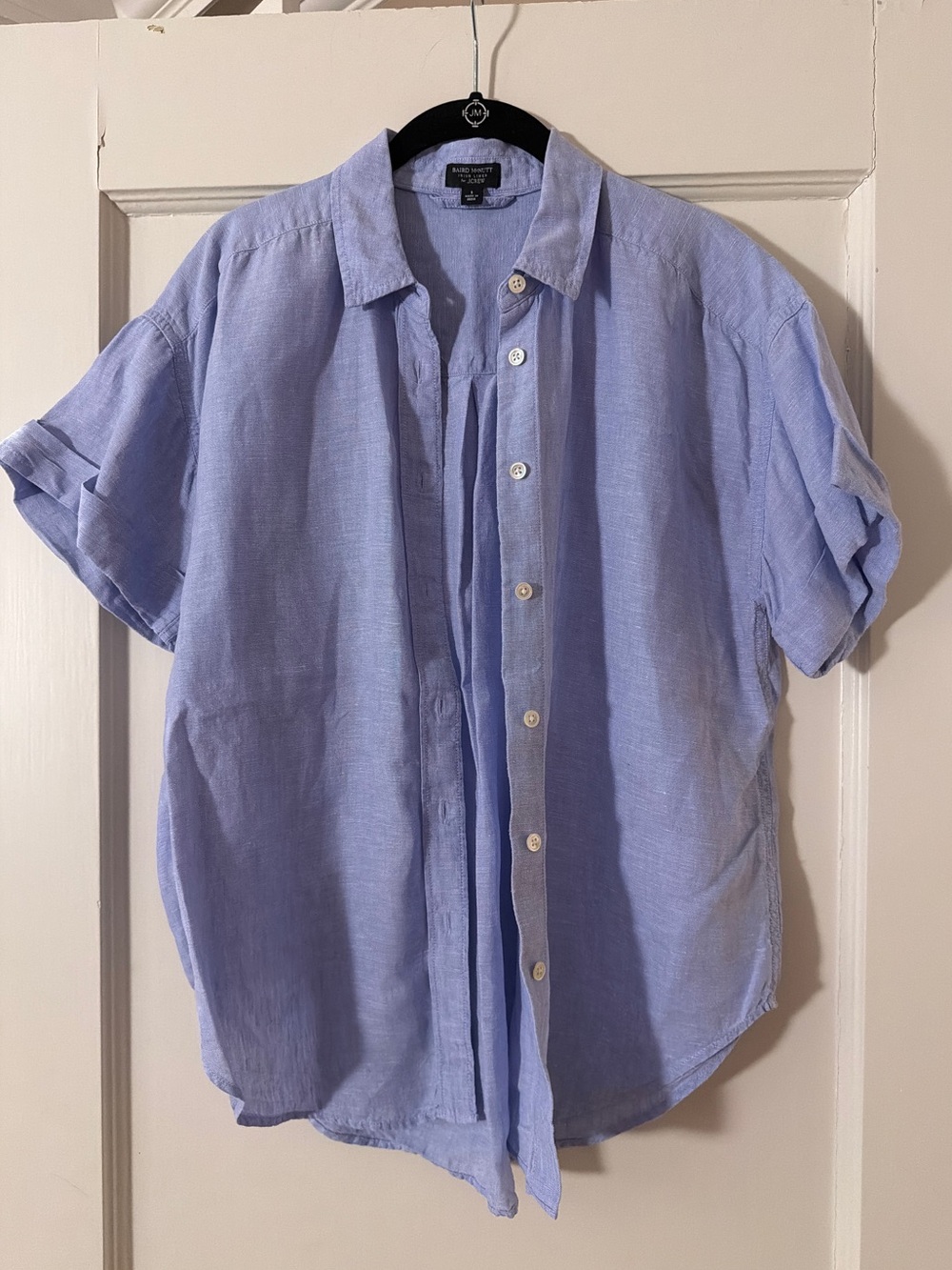 J. Crew Baird McNutt Irish Linen Short-sleeve Shirt